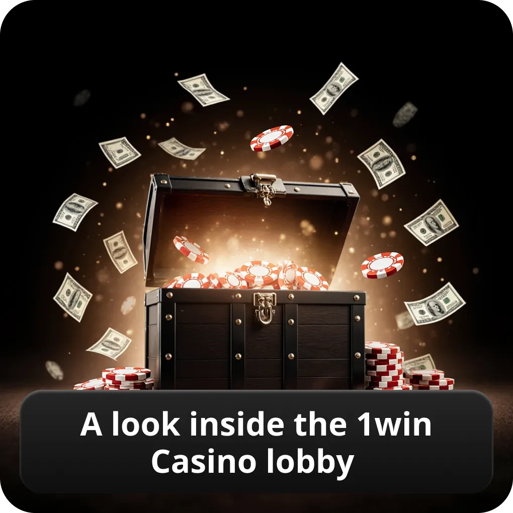 A look inside the 1win casino lobby