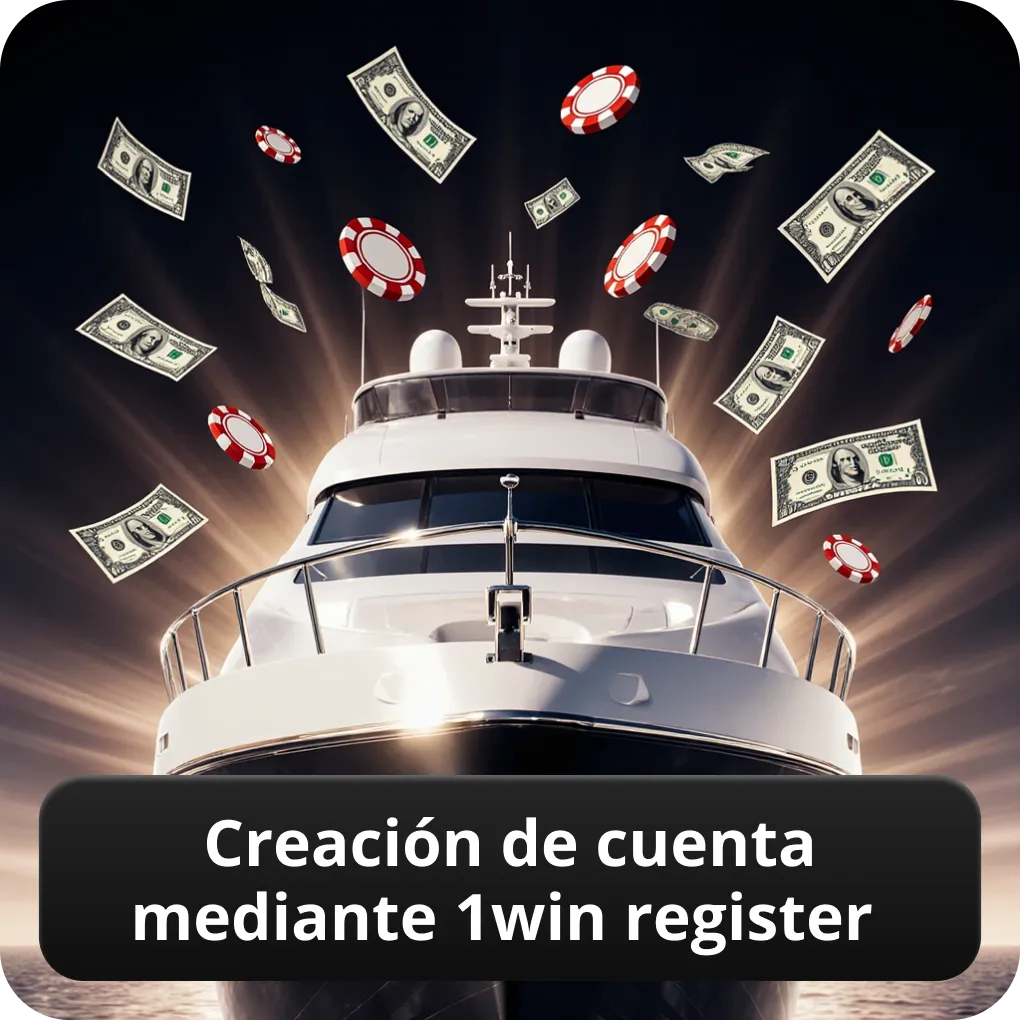 Creación de cuenta mediante 1win register