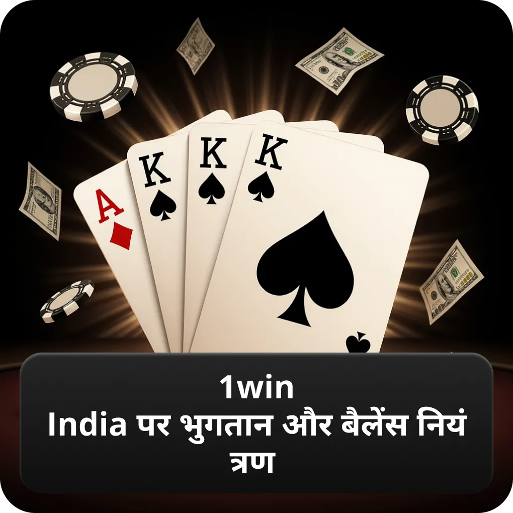 1win India पर भुगतान और बैलेंस नियंत्रण