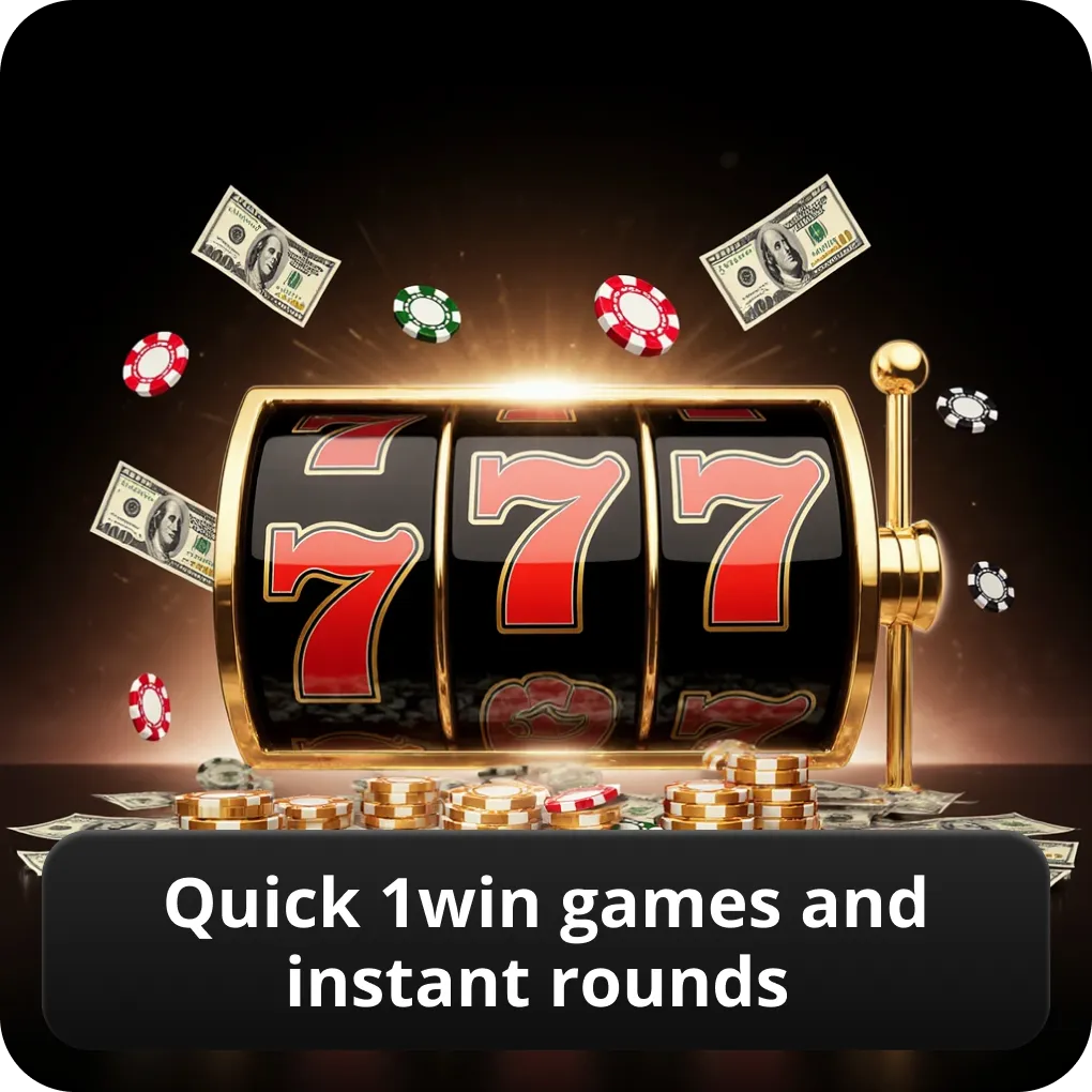 Quick 1win games and instant rounds