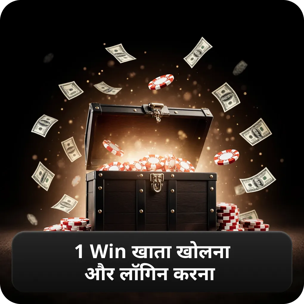 1 Win खाता खोलना और लॉगिन करना