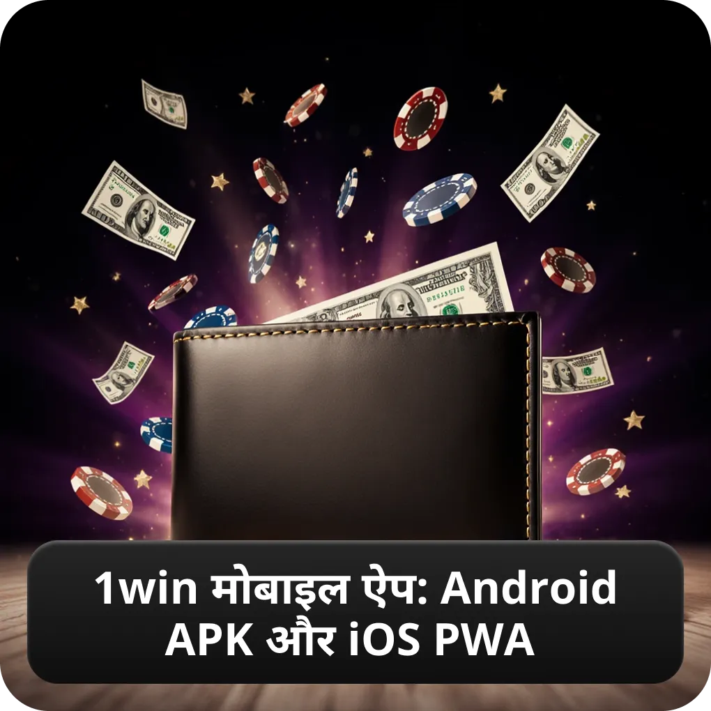 1win मोबाइल ऐप Android APK और iOS PWA