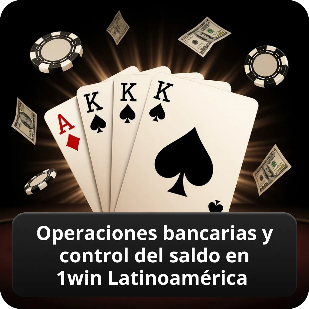 Operaciones bancarias y control del saldo en 1win latinoamérica